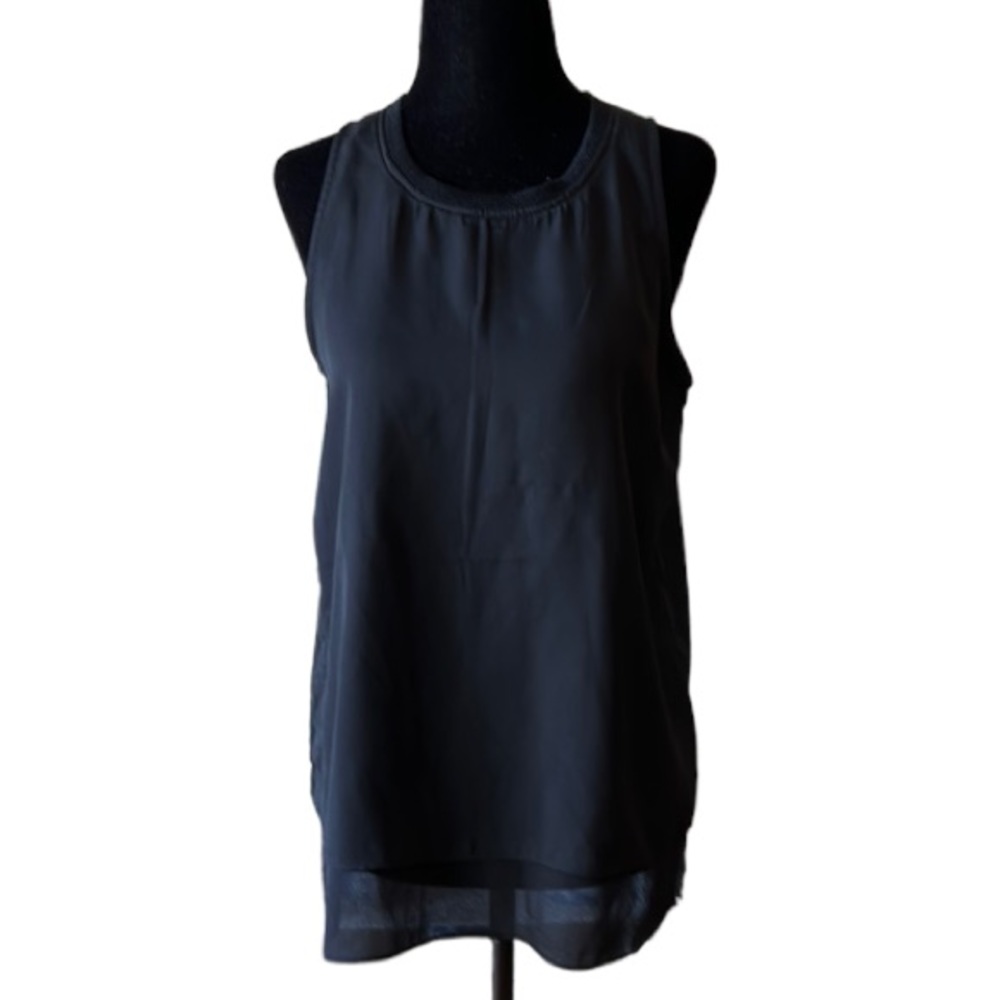 BELLE VERE black long camisole size small